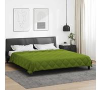 Teenpull Full Year Duvet Green 240 x 260 cm, Microfiber Polyester Fiberfill Quilt, Extra Soft Wrinkle Resistant Comforter for All Seasons