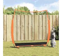 Teenpull Golf Training Aid Black with Robust Polyester Net 250 x 106.5 x 210 cm, Includes Carry Bag and Ground Posts for Outdoor Exercise, Precise Swing and Putt Training for Target Accuracy