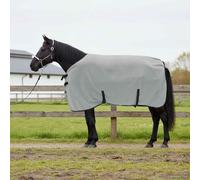 Teenpull Horse Blanket Polyester 115 cm Light Grey Pink with Adjustable Chest Closure and Belly Strap, Breathable, Waterproof, Ideal as a Winter Blanket, Outdoor Blanket