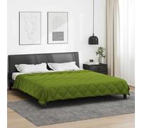 Teenpull Modern Summer Duvet Green 220 x 200 cm, Microfiber Lightweight Breathable Comforter, Oeko-Tex Certified Quilt for Warm Nights
