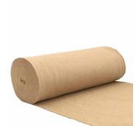 Teenpull Rodent Mat Hemp 1 x 25 m 5 mm Robust Non-Slip Cut to Size Natural Material for Small Animal Cages and Feeding Areas Hygienic Cleanliness Floor Protection Dog Mat Feeding Mat