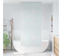 Teenpull Shower Roller Blind, 80 x 240 cm, Bubble Pattern, Water-Repellent and Quick-Drying, Made of 100% EVA Material with Aluminium Parts, Easy Assembly, Pull Cord Can Be Mounted Left or Right