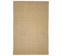 Teenpull Sisal Rug for Scratching Post 66 x 100 cm with Non-Slip Latex Backing, 100% Sisal, Durable for Cat Furniture, Scratching Board, Climbing Wall, Indoor, Comfortable for Claw Care and Sleeping