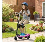 Teens Adult Ride on Powered Scooter with Adjustable Seat and Brake