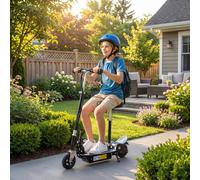 Teens Adult Ride on Powered Scooter with Adjustable Seat and Brake