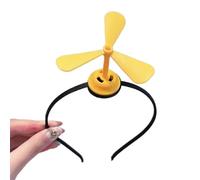Teens Colorful Stereo Propeller Shape Headband Woman Spa Hair Hoop Makeup Taking Photos Carnivals Party Headpiece Creative Headbands Headbands for Crafting Aesthetic Skincare Headband