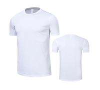 Teens Compression Shirt Boys Workout Quick-Dry Shirts Kids Rash Guard Tight Fit Base Layer Tee Short Sleeve Sports Undershirts Gym Basketball Running Training Tshirts (White, 11-12 Years)