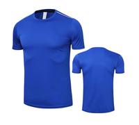 Teens Compression Shirt Boys Workout Quick-Dry Shirts Kids Rash Guard Tight Fit Base Layer Tee Short Sleeve Sports Undershirts Gym Basketball Running Training Tshirts (Blue, 13-14 Years)
