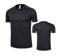 Teens Compression Shirt Boys Workout Quick-Dry Shirts Kids Rash Guard Tight Fit Base Layer Tee Short Sleeve Sports Undershirts Gym Basketball Running Training Tshirts (Black, 11-12 Years)