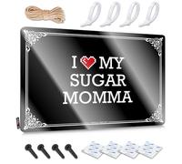 Teens Score Matal Sign - I Love My Sugar Momma Accessories Rustic Wall Hanging(20X30CM)