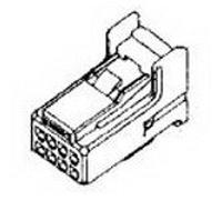 Teensy TE Connectivity MULTILOCK 025 Automotive Connector Male 8-Pin Pitch 2.2 mm / 2 Rows x 5 Pieces