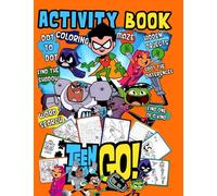 TeenTitans Go Activity Book: Original Books For Titans Maze Go Word Search Spot Differences Activities Adults, Tweens Page