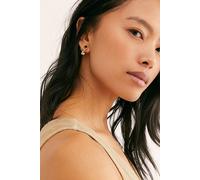 Teeny Tiny Mega Stud Earring Set at Free People in Gold/Onyx - female