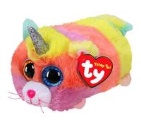 Teeny Ty - Heather Cat with Horn