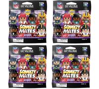 Teenymates Party Animal NFL 2026 Squeezymates Series 8 Figures, Team Colors, One Size (Squeezymates 2026 NFL 4 Blind Pack Lot)