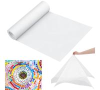 Teenyyou 1 Set 12" x 120" Mosaic Mesh Non Sticky for Back Mounted Tile Fiberglass Mosaic Mesh Backing Boast for Tile Installation Supplies Tools