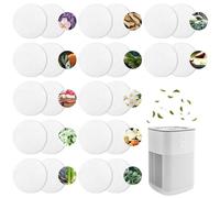 Teenyyou 24 Pcs Aroma Pads 12 Scents Compatible with Levoit Core Mini | Replacement Scent Discs for LV-H128, Floral Herbal Notes, Natural Fragrance Pads Refresh Air Quality, Easy Install