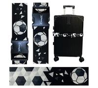 Teeoff Elastic Luggage Straps Adjustable Suitcase Belts Travel Bag Accessories 220CM (Eternal Football Soul)
