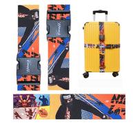 Teeoff Luggage Straps Suitcase Belts Travel Bag Accessories Adjustable 220CM, Japanese Anime -- 2 Pack, ONE_SIZE