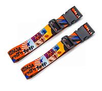 Teeoff Luggage Straps Suitcase Belts Travel Bag Accessories Adjustable (Japanese Anime - 2 Pack, 220CM)