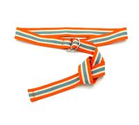 Teeoff Web Belt with Double D-Ring Buckles Canvas Web Belt for Jeans Shorts Trousers (Orange)