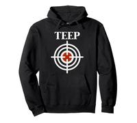 Teep Target Bullseye Muay Thai Kick Boxing MMA Fighter Gym Pullover Hoodie