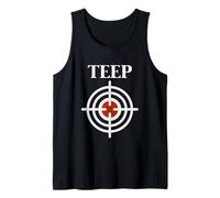 Teep Target Bullseye Muay Thai Kick Boxing MMA Fighter Gym Tank Top