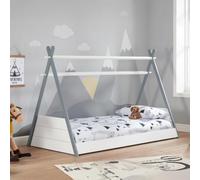 Teepee Kids White Wood Bed