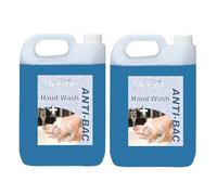Teepol Anti-Bac Hand Wash - Mild Yet Effective Antibacterial Handwash - Luxury Scented Liquid Hand Soap - Effective Germ-Killing Hand Soap - Ideal for Homes and Businesses, 2x5l