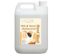 Teepol Milk & Honey Antibacterial Hand Wash, Luxury Scented Liquid Hand Soap Refill - Antibacterial Handwash - Effective Germ-Killing Hand Soap - Soft