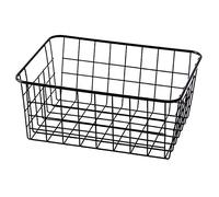 TEERFU Wire Storage Basket Bins Organizer,Large Metal Wire Basket Freezer Storage Organizer Bins with Handles for Kitchen Cabinets, Pantry, Closets, Bedrooms, Bathrooms,Freezer,28.5x22x12cm