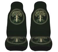Teery-YY Norse Viking Goddess Wiccan Wicca Pagan Car Seat Covers 2 Pcs Front Seat Protector Cover Cushion Auto Decor Universal Fit Most Vehicle, Car, SUV Sedan & Truck