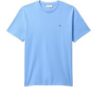 Calvin Klein Men’s Short Sleeve Round Neck Classic Monogram T-Shirt, Blue (Blue Descent), M