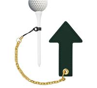 Tees for Golf - Durable Golf Tees White with Chain, Indoor Golf Tees for Professional Player Tournaments or Beginners Training, Golf Tee Holder for Golfers