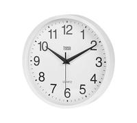 Teesa Clock Analog Wall Universal 25 cm TSA0037 White