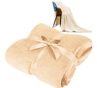 Teesa Fleece Blanket 200x220 cm Cream TSA8902-3