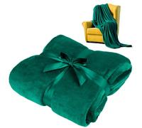 Teesa Fleece Blanket 200x220 cm Green TSA8902-2