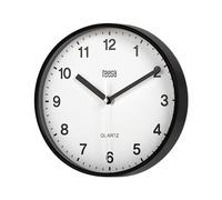 Teesa Clock Analog Wall Universal 20 cm TSA0038B Black