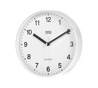 Teesa Clock Analog Wall Universal 20 cm TSA0038 White