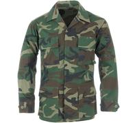 Teesar Tactical Mens Bdu Uniform Shirt Ripstop Cotton Hunting Jacket Woodland