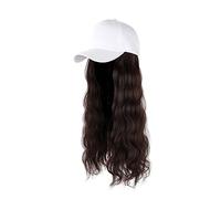 TEESONG Cap with Hair Extensions for Women Baseball Cap Wig Long Straight Wig With Hat Synthetic Hair Wigs Connect Adjustable Hat Wigs Hat Wig for Women(Color:2)