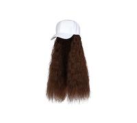 TEESONG Cap with Hair Extensions for Women Baseball Cap Wig Long Straight Wig With Hat Synthetic Hair Wigs Connect Adjustable Hat Wigs Hat Wig for Women(Color:6)