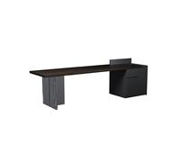 TEESONG Computer Desk Office Desk Modern Solid Wood Boss Office Workbench, Simple Business Single Study Desk, Suitable For Using Computer, Studying Vanity Desk Gaming Desk Office Desks(200x80x75cm)