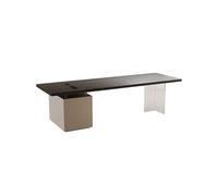 TEESONG Computer Desk Office Desk Simple Solid Wood Leadership Office Workbench, Single Small Modern Boss Desk, Home Study Furniture With Storage Vanity Desk Gaming Desk Office Desks(180x80x75cm)