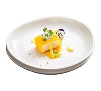 TEESONG Dinner Plate Dish Plates Hotel Creative Restaurant Household Dish Plate Shallow Steak Western Salad Pasta Artistic Dish Plate Stackable Dinner Plates