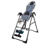 TEETER FitSpine X3A Inversion Table with 8-Point Floating Suspension, T-Pin Ankle Lock System, Lumbar Bridge, Acupressure Nodes, and Headrest Pillow