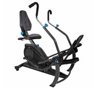 TEETER FreeStep Recumbent Cross Trainer and Elliptical LT1, Zero-Impact Exercise Bike Alternative w/Patented Physical Therapy Stride, Up to 158kg, Free App w/Trainer Workouts