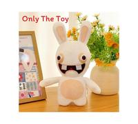 (Teeth, 30cm) Rabbids Invasion Cute Bunny Plush Toy With Pp Cotton Filling For Kids And Adults