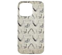 Teeth Anatomy Old Textbook Diagrams Case for iPhone 15 Pro Max