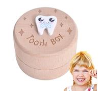 Teeth Boxes for Lost Children - Wooden Tooth Keepsake Box, Teeth Saver Box for Lost Teeth, Lost Teeth Holder for Children Hair Cases for Baby Teeth for Bambi